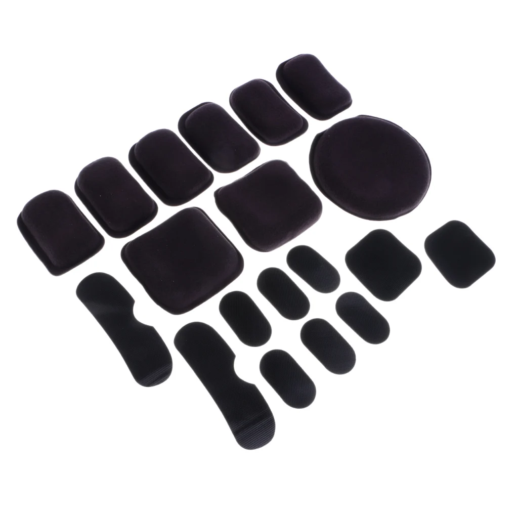 

Tactical Helmet Protective Foam Cushion Pad Combat Sticker High Glutinosity Sticker Hunting Combat Helmet Accessories Black
