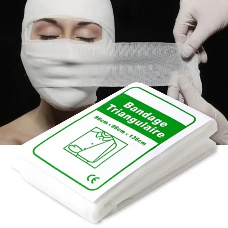 5PCS Bandage Medical Burn Dressing Bandage Triangular First Aid kit
