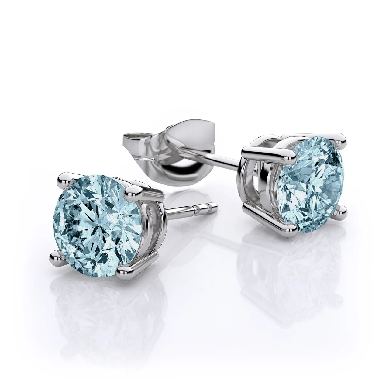 white sapphire stud earrings white sapphire stud earrings