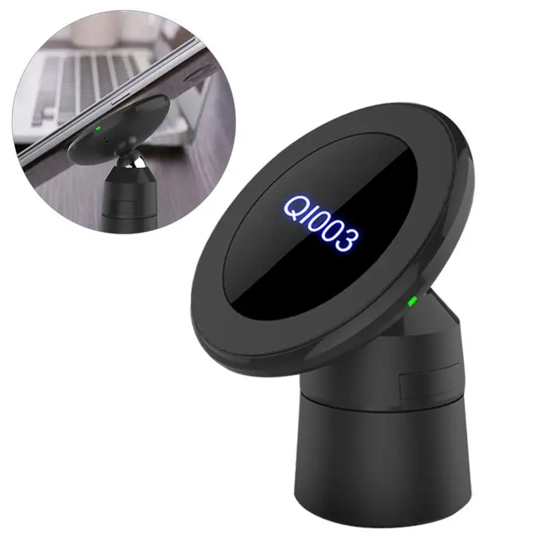 Q3 Magnetic Qi Wireless Charger For IPhone XR XS Max For Samsung S9 Fast Car Wireless Charging Charger Mobile Phone Holder Stand