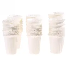 Кофейные чашки бумажные фильтры идеально подходят для ресторанов, кофейных магазинов 100psc/лот