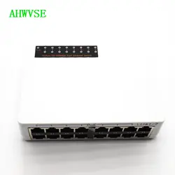 AHWVSE IEEE802.3af 10/100 Мбит/с POE коммутатор 16ch Мощность Over Ethernet 14 + 2 Порты и разъёмы для IP Камера POE сетевой переключатель с 48 V/3A Мощность