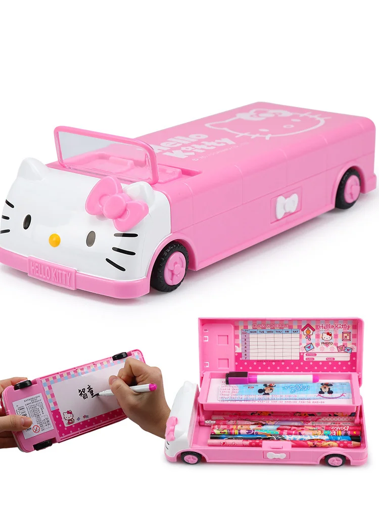 Hello kitty Принцесса Канцелярский чехол карандаш детский органайзер для хранения дома и офиса пластиковый органайзер для стола