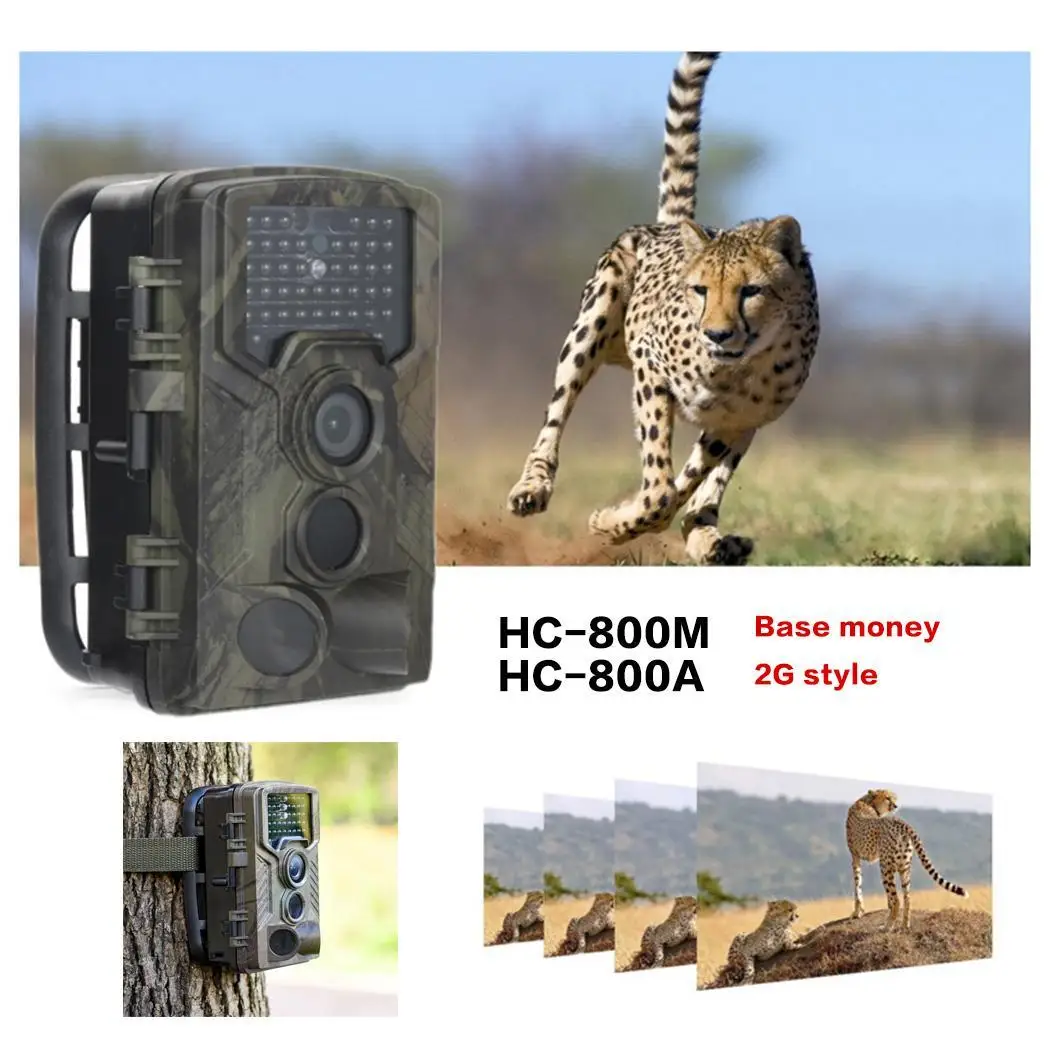 

12MP 1080P HC 800A Outdoor Wildlife Scouting Camera Trail Camera Hunting Camera with PIR Sensor Infrared Night Vision