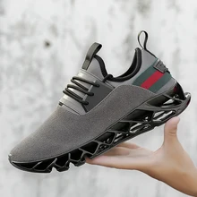 2019 New Men Running Shoes Sport Shoes Sneakers Male autumn winter Trending Style Blade Shoes leather Outdoor Walking Jogging