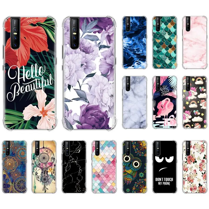 Stylish Painted Anti-falling Phone Case For Vivo V15 Pro / S1 Pro 6.39 Inch With Airbag Back Phone Cover Stylish Painted Anti-falling Phone Case For Vivo V15 Pro / S1 Pro 6.39 Inch With Airbag Back Phone Cover