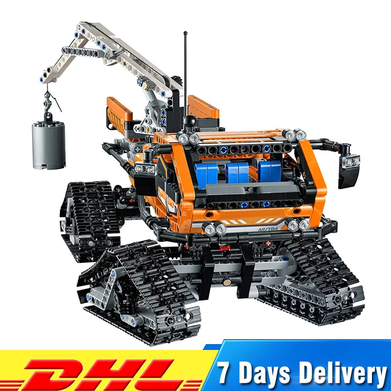 

Lepin 20012 Technic Mechanical Group The Polar Adventure Vehicle Model Building Compatible LegoINGlys 42038 Blocks Bricks Toys
