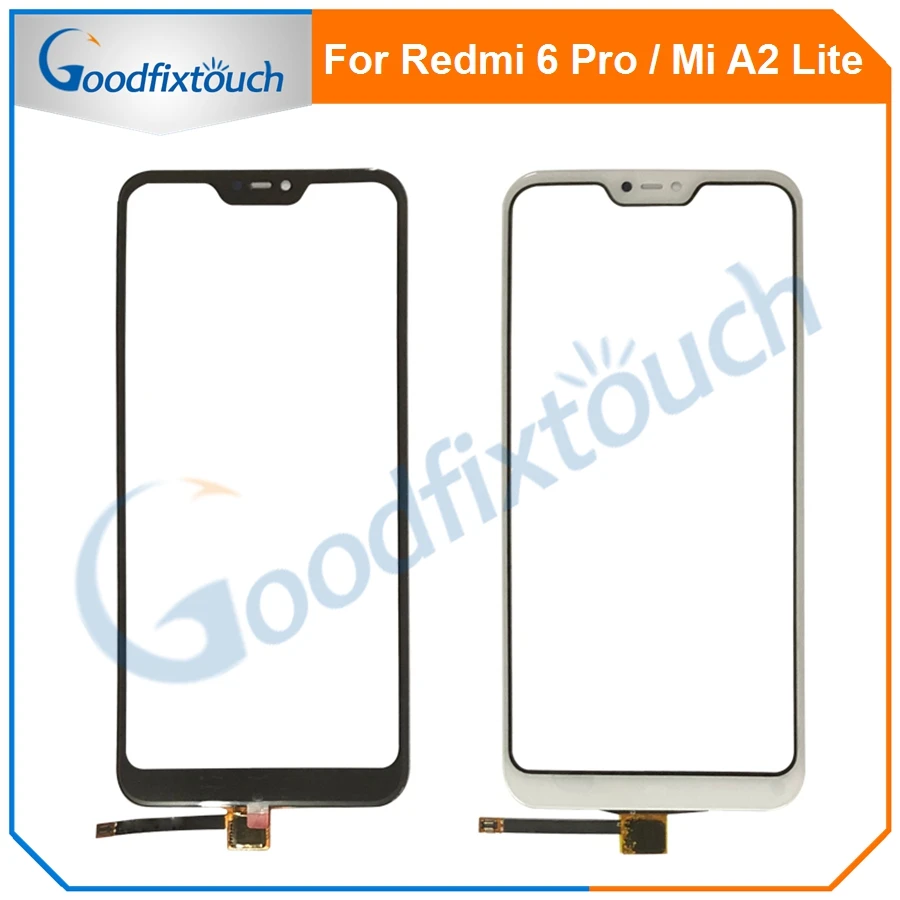 5 шт. для Xiaomi Mi A2 Lite сенсорный экран дигитайзер сенсорная стеклянная панель Redmi 6 Pro