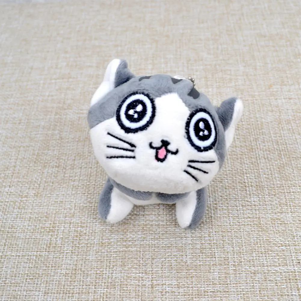 Kawaii серый сидя 9 см кошка плюшевые мягкие игрушки букет подарок мягкая плюшевая