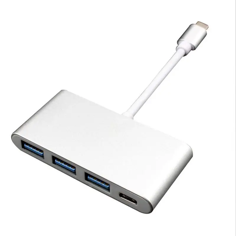 

4in1 USB 3.1 Type-C to 3 USB 3.0 USB-C Charging Port HUB Adapter Converter Data