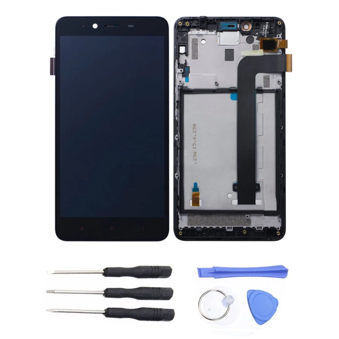 

For Xiaomi Redmi Note 2 LCD Display Touch Screen Digitizer Frame Tools For Redmi Note 2 High Quality Replacement Accessories