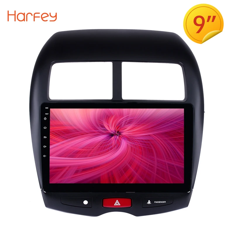 

Harfey 2 din Android 8.1 10.1 Inch Car Radio Quad Core Stereo GPS Multimedia Player For 2010-2015 Mitsubishi ASX Peugeot 4008