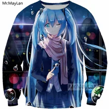 Anime Hatsune Miku 3D Print Sweatshirts Men/Women Cosplay Kawaii Blue Streetwear Hoodie Girls Modis Fashion Clothes Harajuku 5XL Anime Hatsune Miku 3D Print Sweatshirts Men/Women Cosplay Kawaii Blue Streetwear Hoodie Girls Modis Fashion Clothes Harajuku 5XL