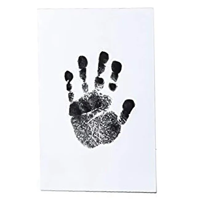 6 Упак. Handprint И Footprint штемпельные подушечки без чернил-Touch, безопасный Набор для печати для ребенка и домашних животных 3 больших штемпельные подушечки+ 6 отпечаток карт, B