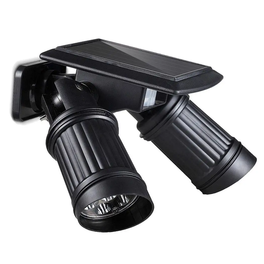 

Dual Head LED Solar Powered Lamp Outdoor 6-8H IP44 Home, Outdoor, etc Garden Fence Pathway Ground 8-20H Light