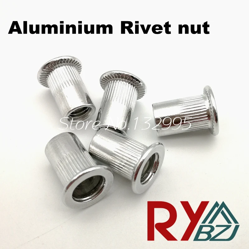Aluminium Flat Head rivet nut M3 M4 M5 M6 M8 M10 Metric Flat Head Blind
