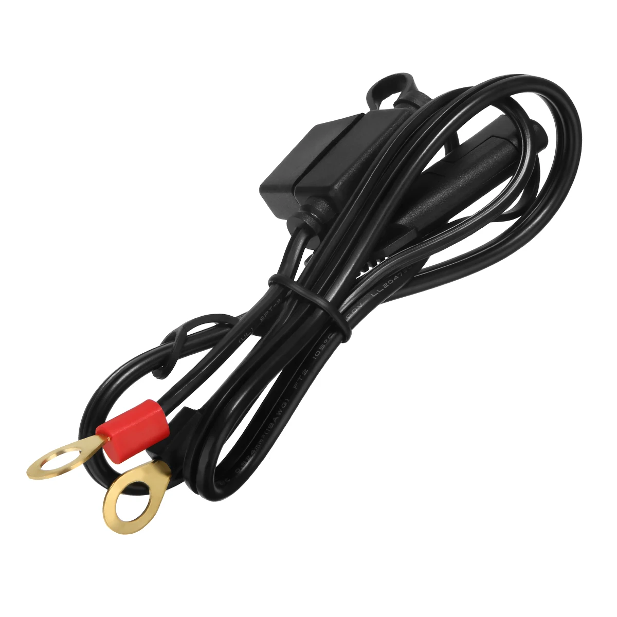 

Universal 10A Ring Terminal To SAE Quick Disconnect Cable Motorcycle 12V Battery Output Connector 18AWGx2C SPT-2 105C Wire