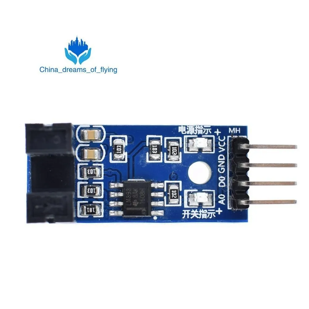 4 контактный инфракрасный модуль датчика скорости TZT F249 для Arduino/51/AVR/PIC 3 в 5 высокое