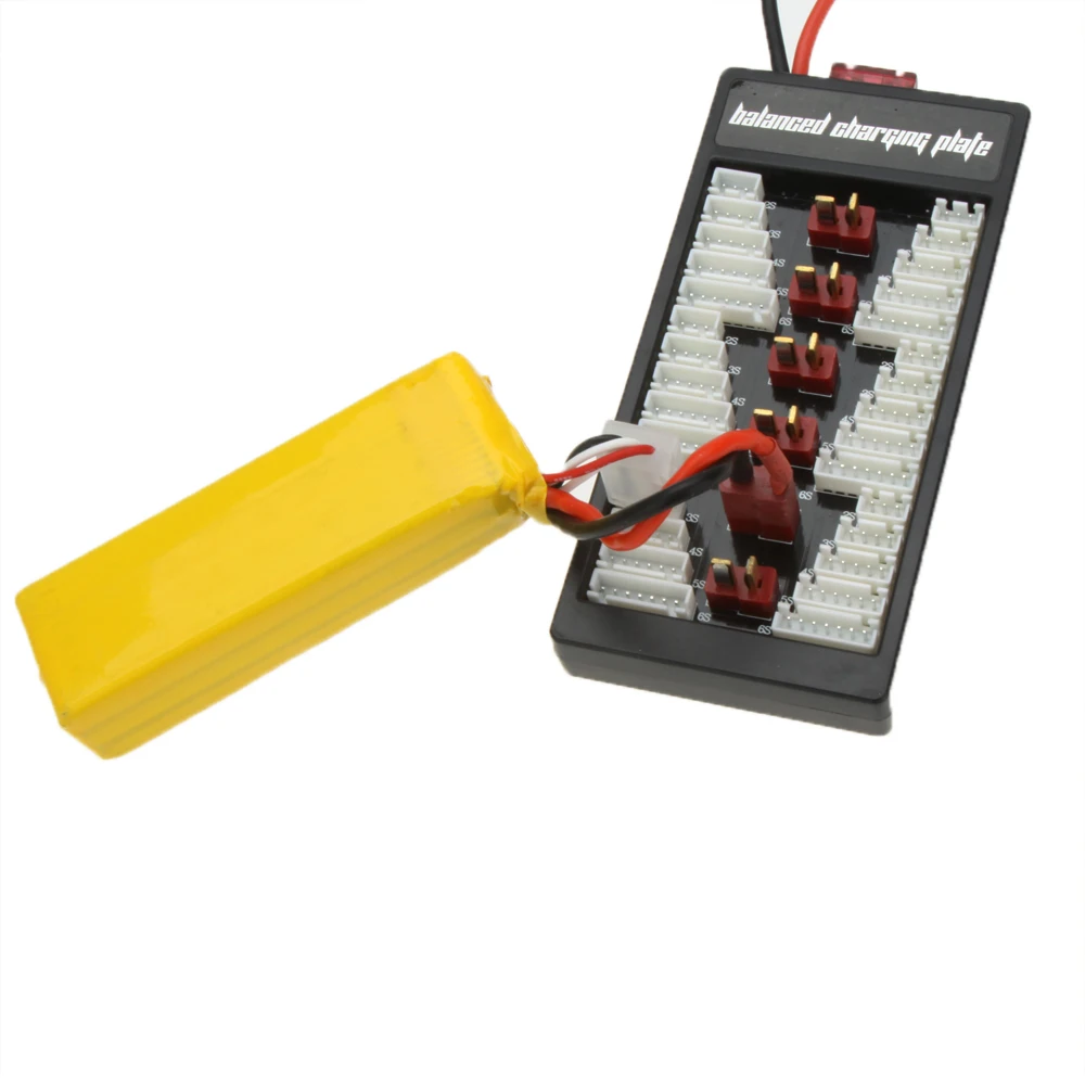 2S 6S RC Drone Lipo Battery Parallel Charging Board Charger Plate T Plug for Imax B6 B6AC B8 6