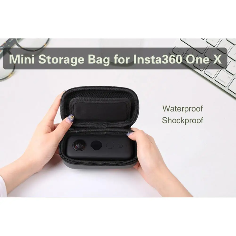 

BEESCLOVER Sunnylife Hard Case for Insta360 ONE X 360 Action Camera Full Potection Storage Bag Storage pocket for Camera r19