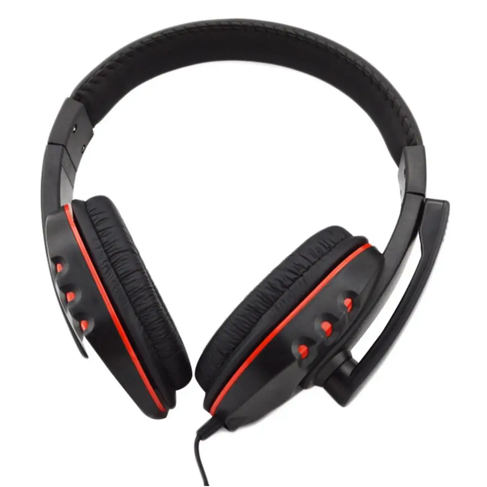 

Head-mounted Computer Game PS3 Wired Headset USB Plug Stereo Good Sound Quality Video Call Comfortable Brand New Headphone