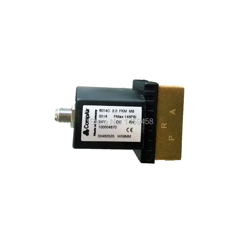 

Free shipping 100004670 OEM CompAir screw air compressor solenoid valve G1/4 thread