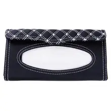 Горячий автомобиль солнцезащитный козырек Tissue Box Авто аксессуары держатель бумажная салфетка клип кожа