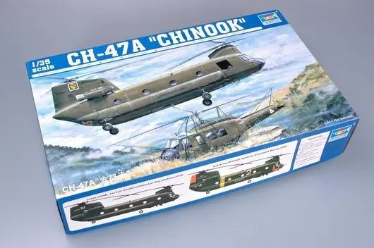 Trumpeter 05104 1/35 США CH-47A Chinook вертолет статическая модель самолета комплект