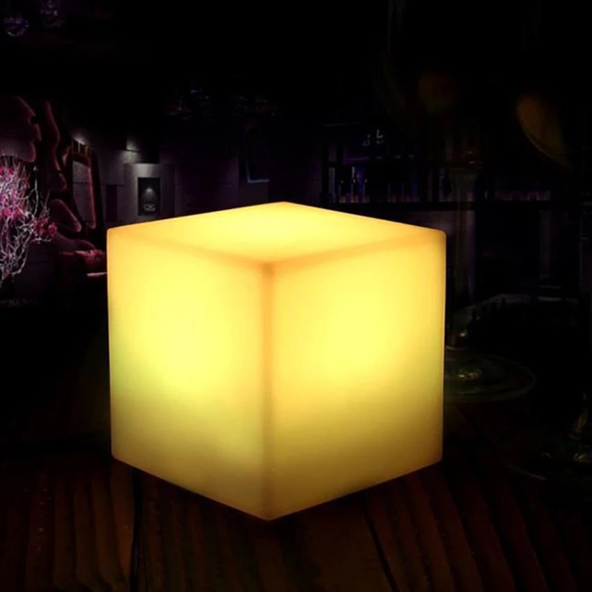 

LED Cube Table Light Remote Control 16 Colors Change Holiday Wedding Bar Party Indoor Decoration Lighting LED Lights Desk Lamp