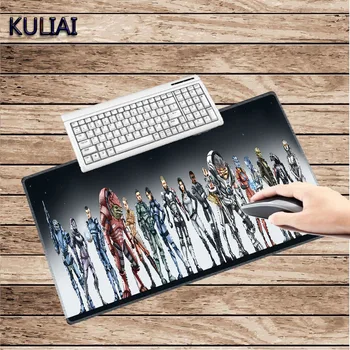 

XGZ Personalise Mass Effect 3 Rubber Speed Edition Mouse Pad Large-size Gaming Laptop Office PC Mousepads Gamer Pads N7 Mats