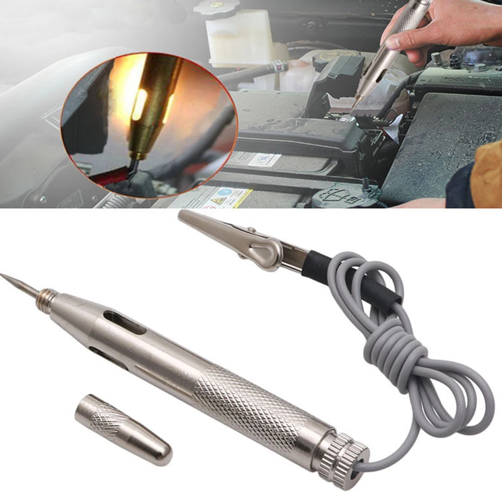 

6V 12V 24V Circuit Tester Gauge Test Voltmeter Light For Auto Car Motorcycle