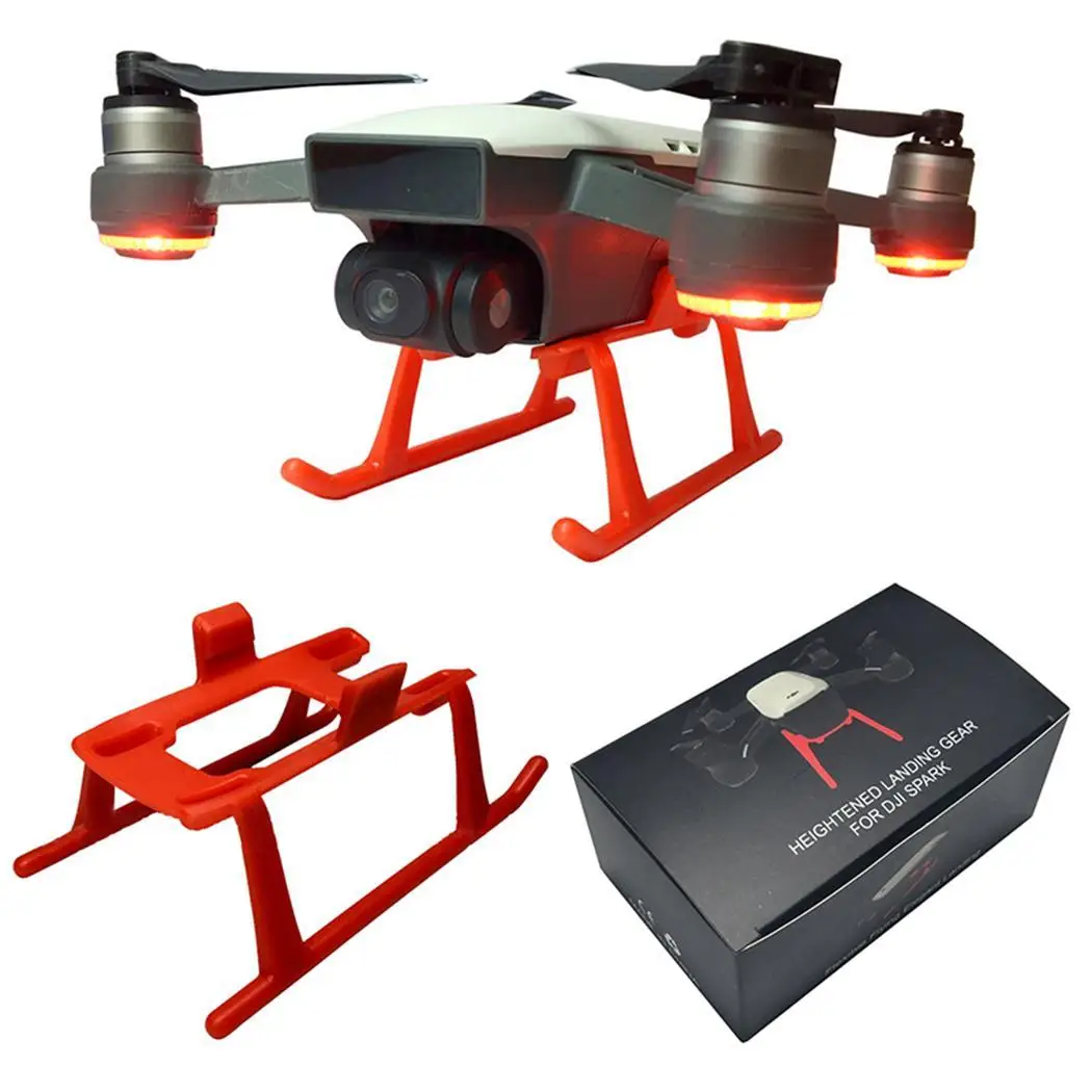 

Landing Gear for DJI Spark Drone Accessories Black, Red, Gray Landing Skid Specially designed 0.5Kg Heightened