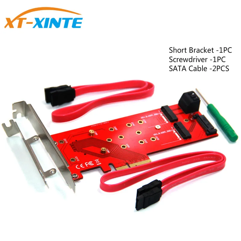  3 schnittstellen M.2 NVMe SSD NGFF zu PCIE X16 Riser Karte M Schlüssel B SCHLÜSSEL Interface Karte 
