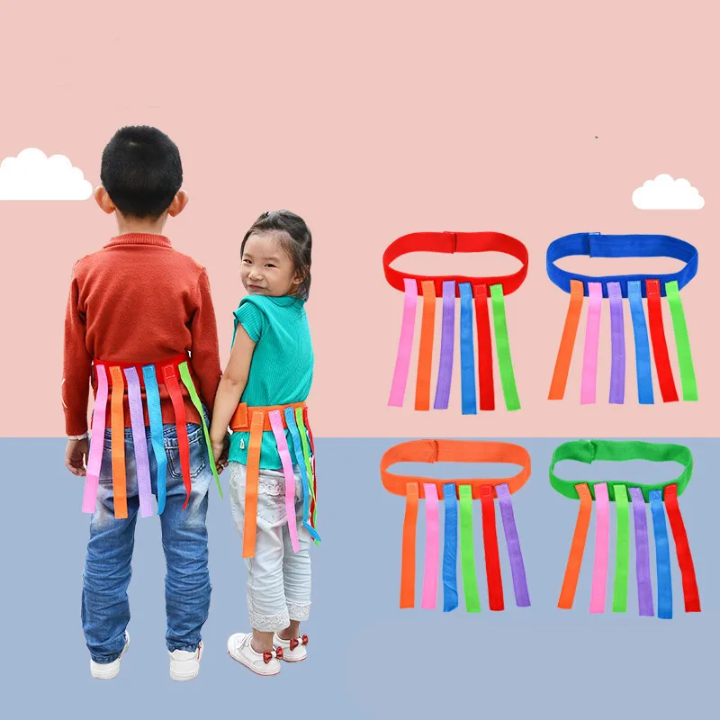 

Happymaty Baby Toy For Children Funny Game Toy Belt For Kindergarten Kids Catching Tail Training Equipment Teamwork Game Toys
