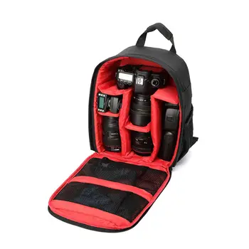 

Camera Bag Nylon Soft Bag Camera Backpack Soft Interior Lining Backpack DSLR Camera Bag For Nikon Canon SONY