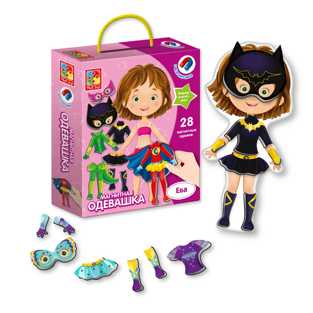 Магнитная игра одевашка Vladi Toys &quotЕва&quot|Карточные игры| |