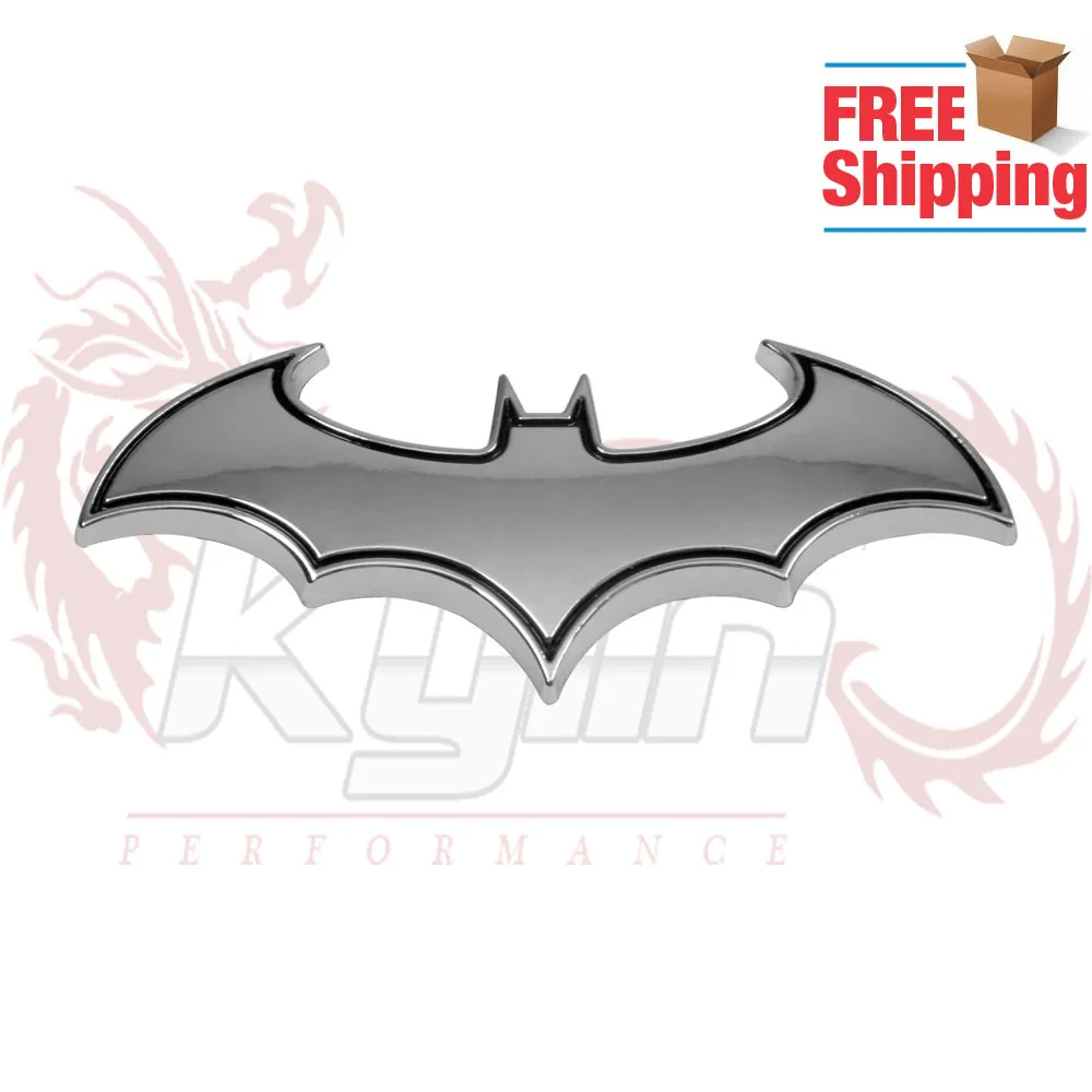 Kylin - Free Shipping1pc Car Accessories 3D Metal Bat Styling Stickers Batman Badge Emblem Tail Decal Motorcycle | Автомобили и