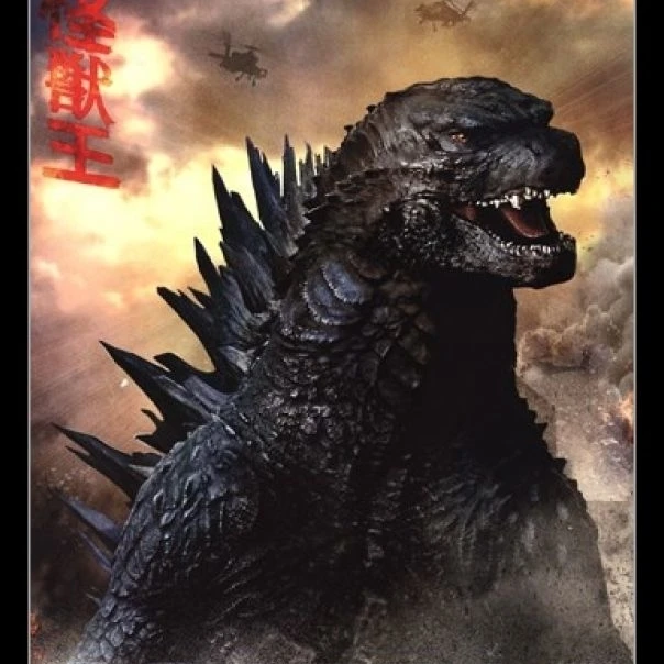 Godzilla Roar ламинированный и Обрамленный плакат печать (22x34)|Таблички знаки| |