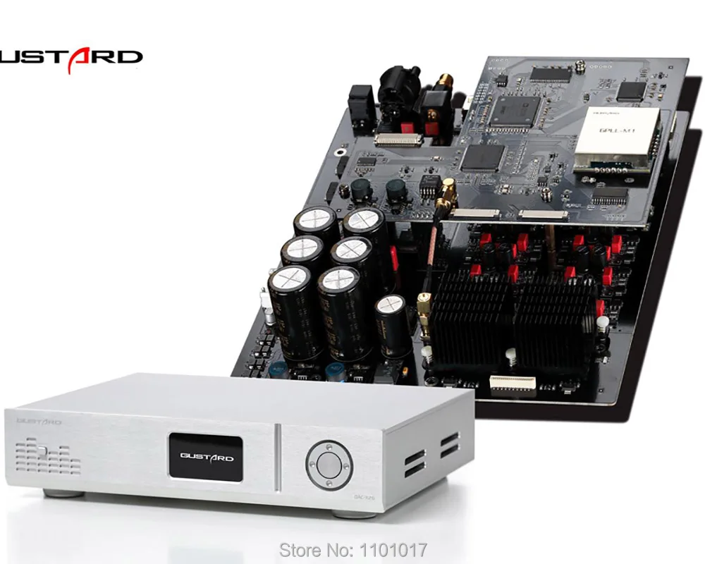 Сбалансированный декодер GUSTARD DAC Hi Fi ES9038PRO DSP PLL Native PCM768K DSD512 SPDIF AES