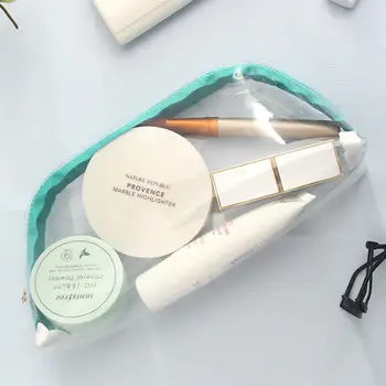 

Transparent PVC Cosmetic Bags For Women Travel Organizer Clear Makeup Bag Beauty Case Toiletry Bag Make Up Pouch Wash Bags