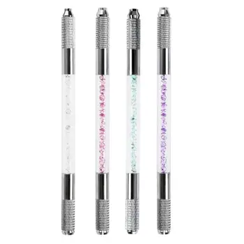 

Manual Double Crystal Tattoo Pen Microblading Permanent Eyebrow Tools