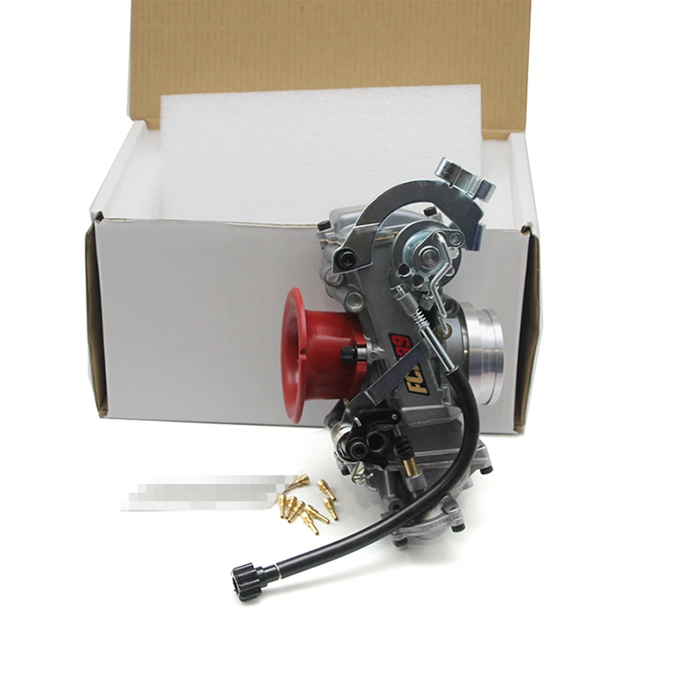 Sclmotos- Motorcycle Carburetor Carb Racing for Keihi FCR 28mm 33mm 35mm 37mm 39mm 41mm Dirt Bike ATV 4 Stroke CRF450/650 FS450