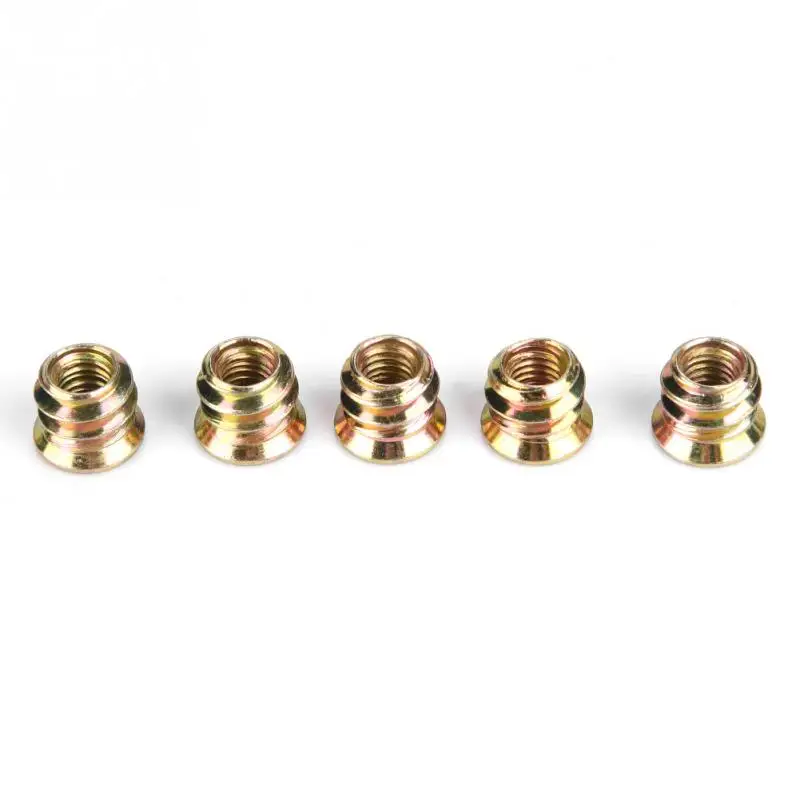 

M6*10/13/15/17/20/25 Iron ead Screw Nut Hex Drive Flat HThreaded screw and nut for Wood Furniture 6 Types tornillo Cheap Price