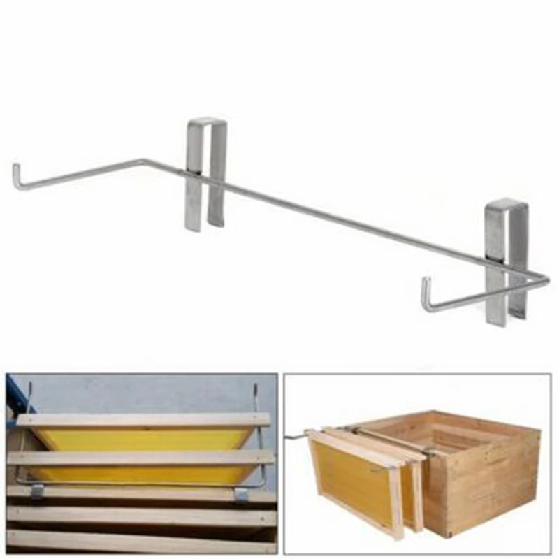 

Stainless Steel Beekeeping Frame Holder Bee Hive Perch Durable Equipment Kit Home Tool Supplies