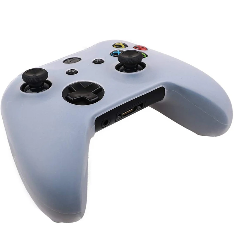 Силиконовый чехол для Microsoft Xbox One X & S контроллер 2 (черный и белый) с Pro Thumb Grips