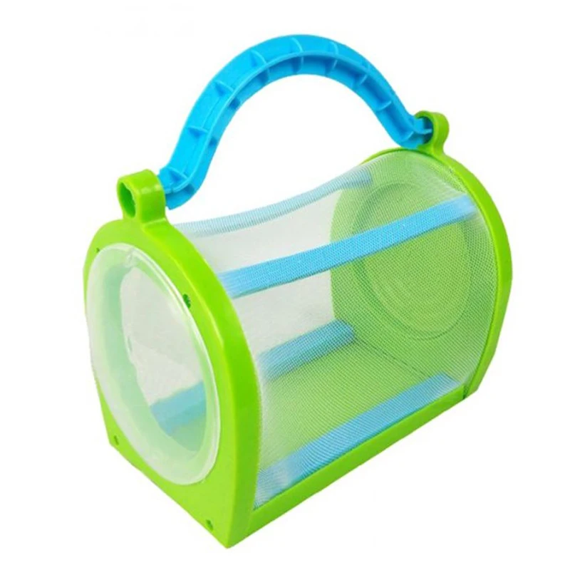 

Insect Cage With Carrying Handle Portable Bug House For Butterfly Dragonfly Cricket Catching Garden Supplies
