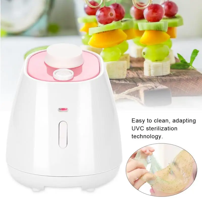 Face Mask Machine Automatic Fruit Maker DIY Natural Collagen Vegetable SPA Care Tools | Красота и здоровье