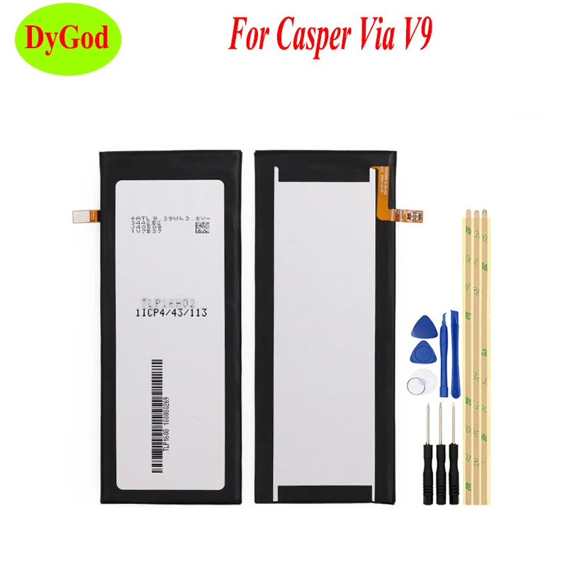 DyGod 2460mAh для Casper через V9 батарея Замена батареи Bateria смартфон с
