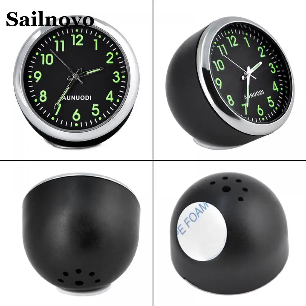 

Mini Car clock in Car Luminova Mechanics Quartz Clock Car Watch Digital clock Automobile Clock Accesorios Automovil Car Styling