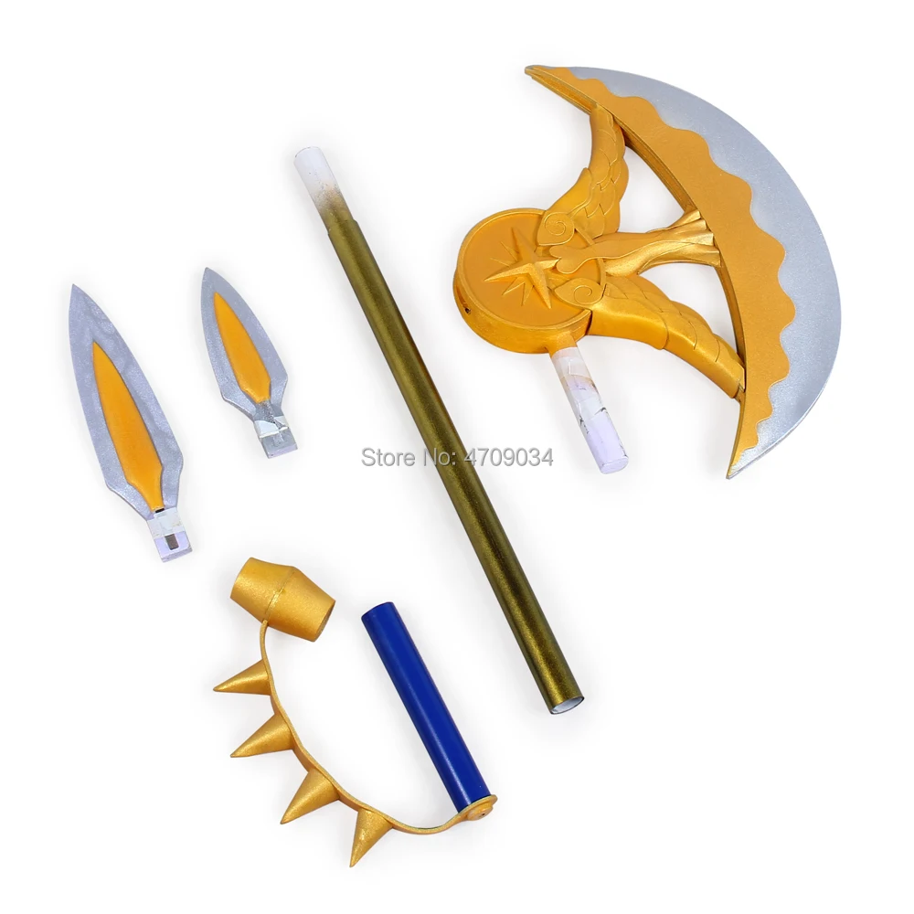 Реквизит для косплея из семерых грехов Escanor Divine Axe Rhitta Реплика оружия|Реквизит